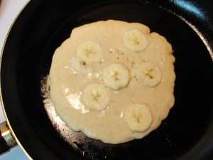 Banana Pancake cooking