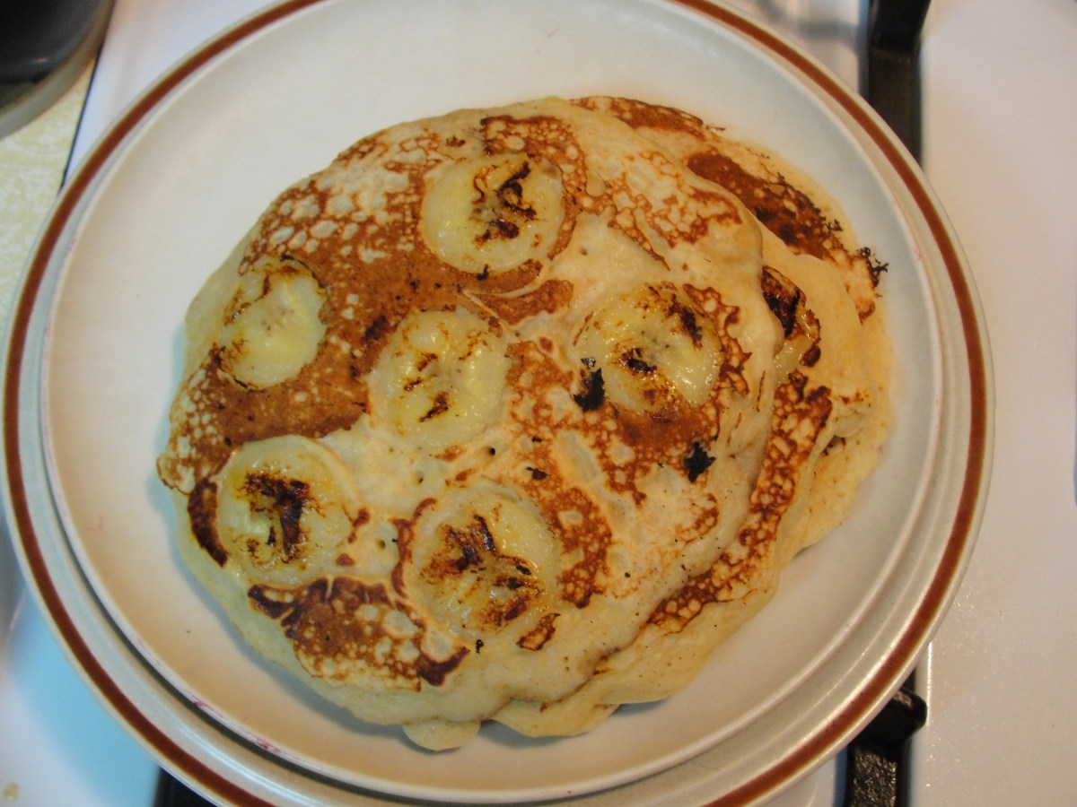 Whole Wheat Banana&nbsp;Pancakes