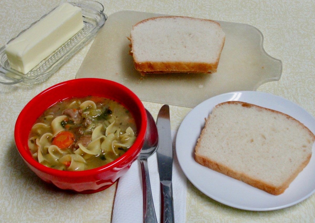 Snowdrifts and Chicken Gizzard Noodle&nbsp;Soup