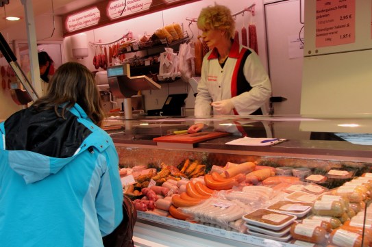 Sausages at the Münster market