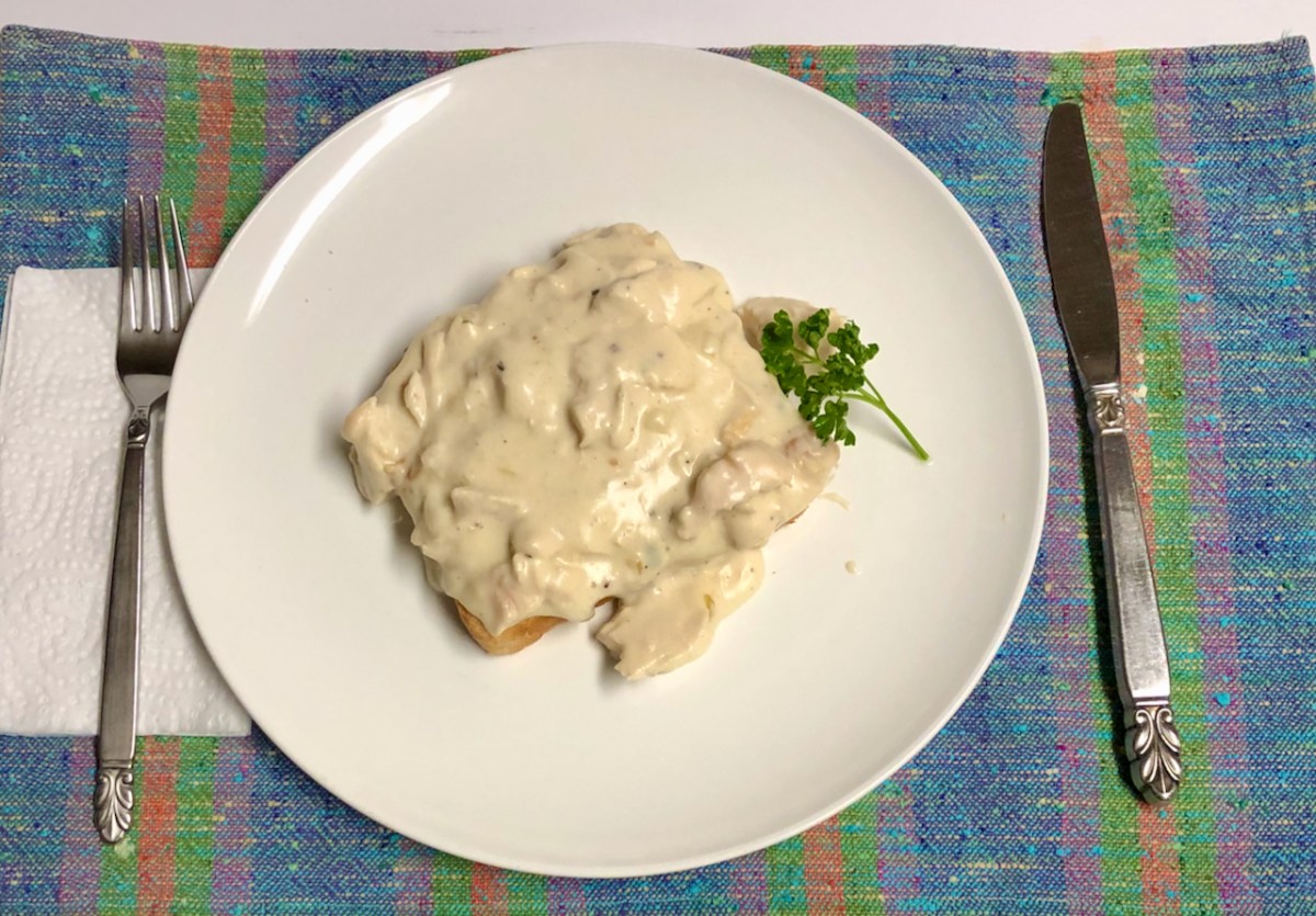 Easy Creamed Chicken